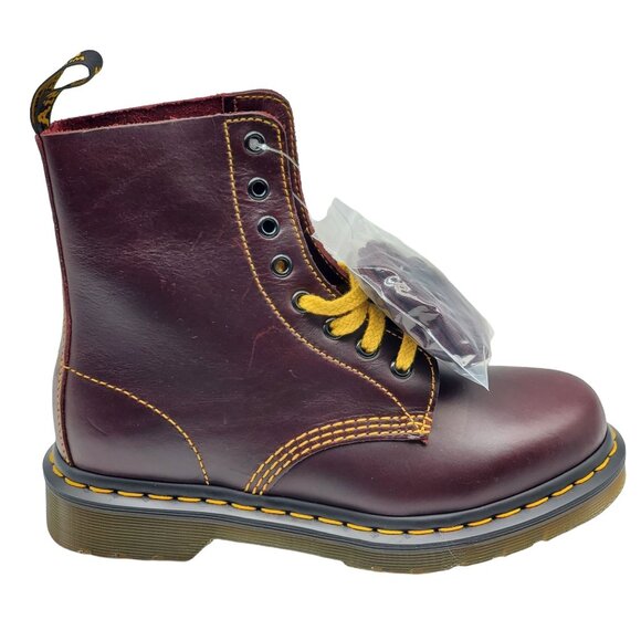 Dr. Martens‎ 1460 Pascal Ox Blood Cherry Red Boots Size 5M - Picture 1 of 7